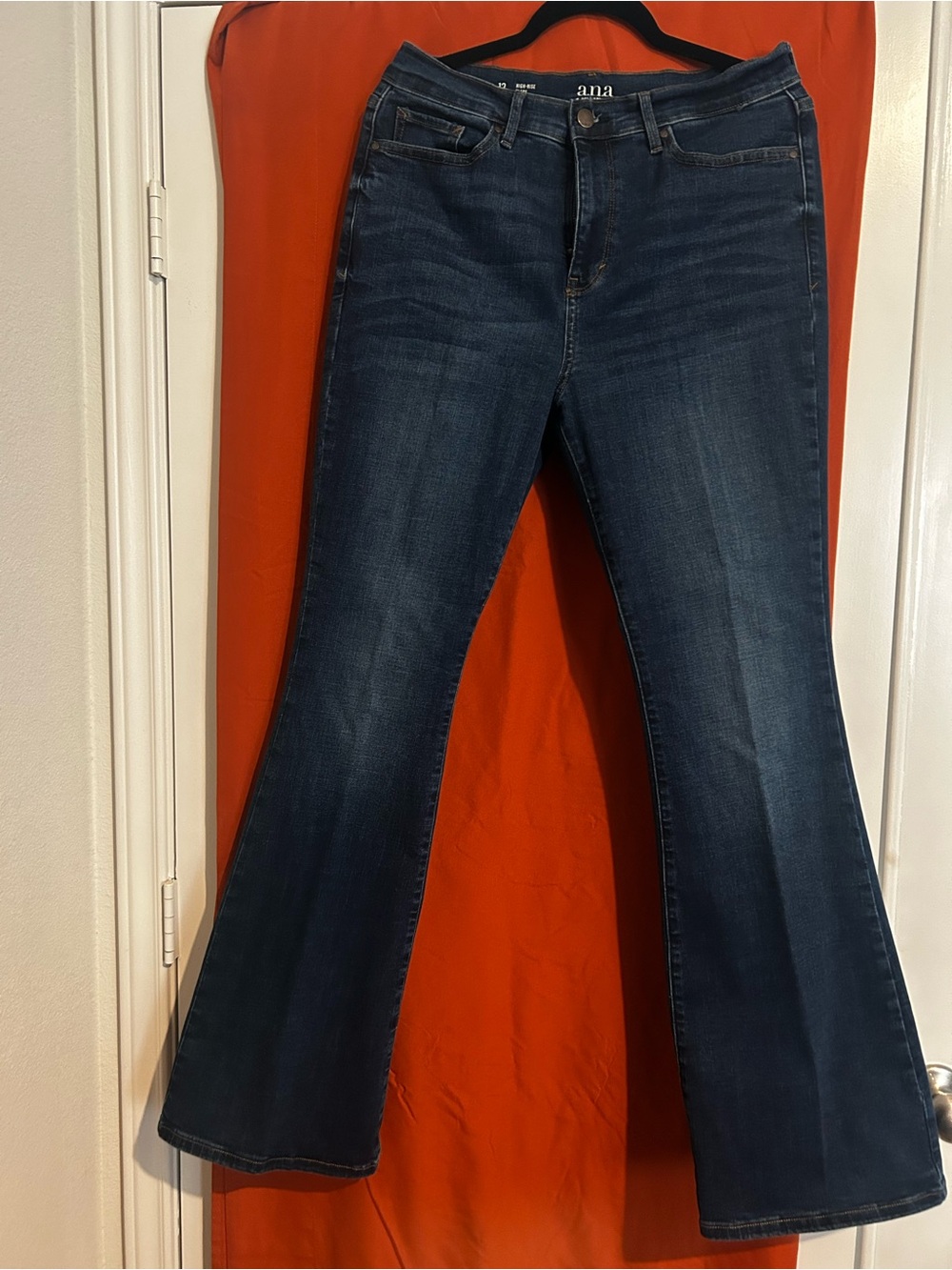 a.n.a Dark Indigo Flare Jeans for Women